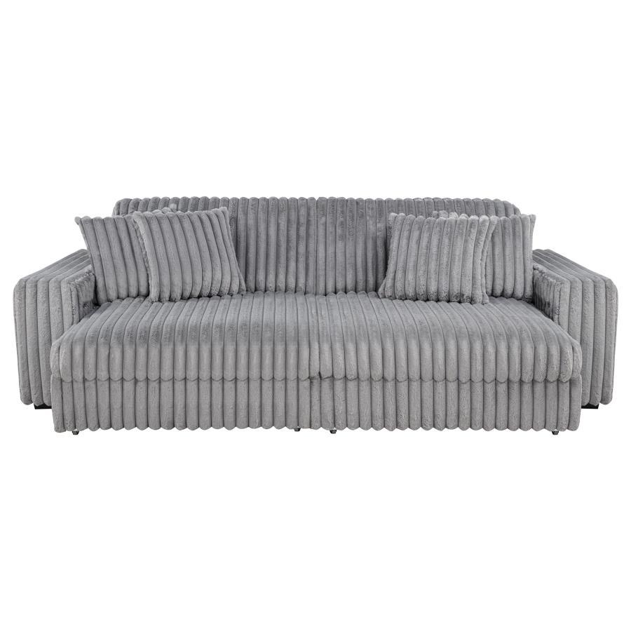 Jacana - Corduroy Upholstered Dual Power Chaise Sofa