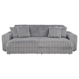 Jacana - Corduroy Upholstered Dual Power Chaise Sofa