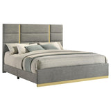 Ines - Fabric Upholstered Panel Bed