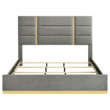 Ines - Fabric Upholstered Panel Bed