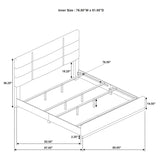 Ines - Fabric Upholstered Panel Bed