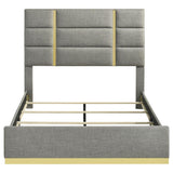 Ines - Fabric Upholstered Panel Bed