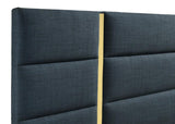 Ines - Fabric Upholstered Panel Bed