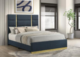 Ines - Fabric Upholstered Panel Bed