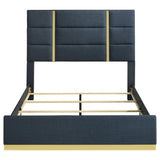 Ines - Fabric Upholstered Panel Bed