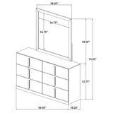 Ines - 6-Drawer Bedroom Dresser Cabinet