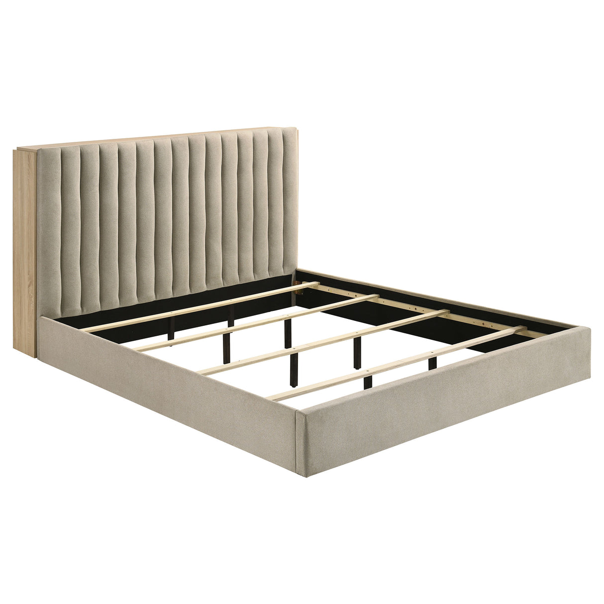 Arielle - Bookcase Panel Storage Bed