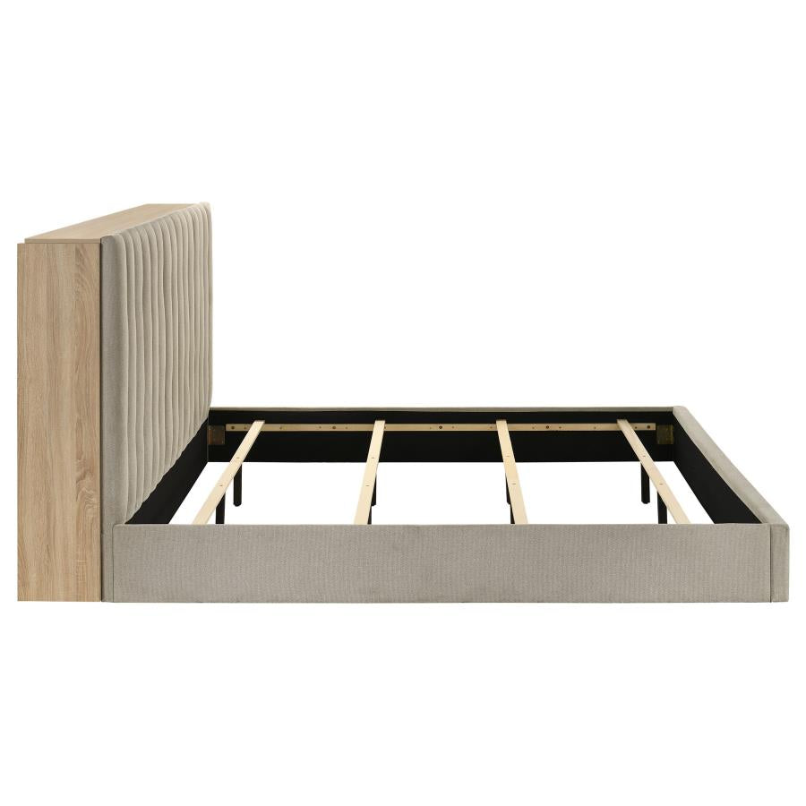 Arielle - Bookcase Panel Storage Bed