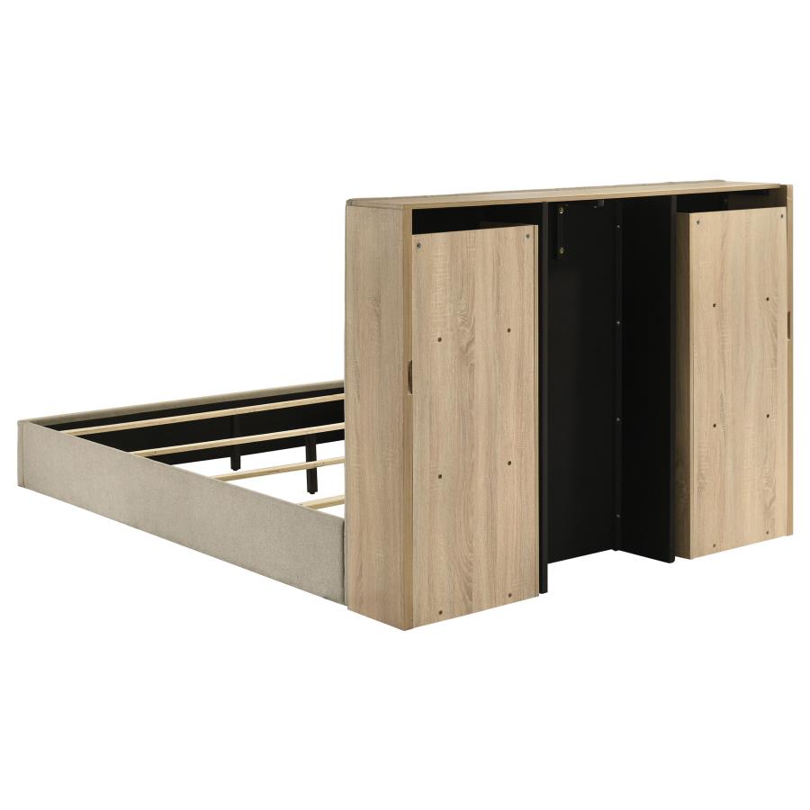 Arielle - Bookcase Panel Storage Bed