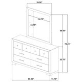 Arielle - 6-Drawer Bedroom Dresser Cabinet