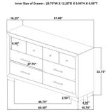 Arielle - 6-Drawer Bedroom Dresser Cabinet