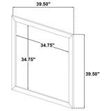 Arielle - Dresser Mirror - Light Oak