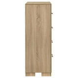 Arielle - 4-Drawer Bedroom Chest Of Drawers - Light Oak