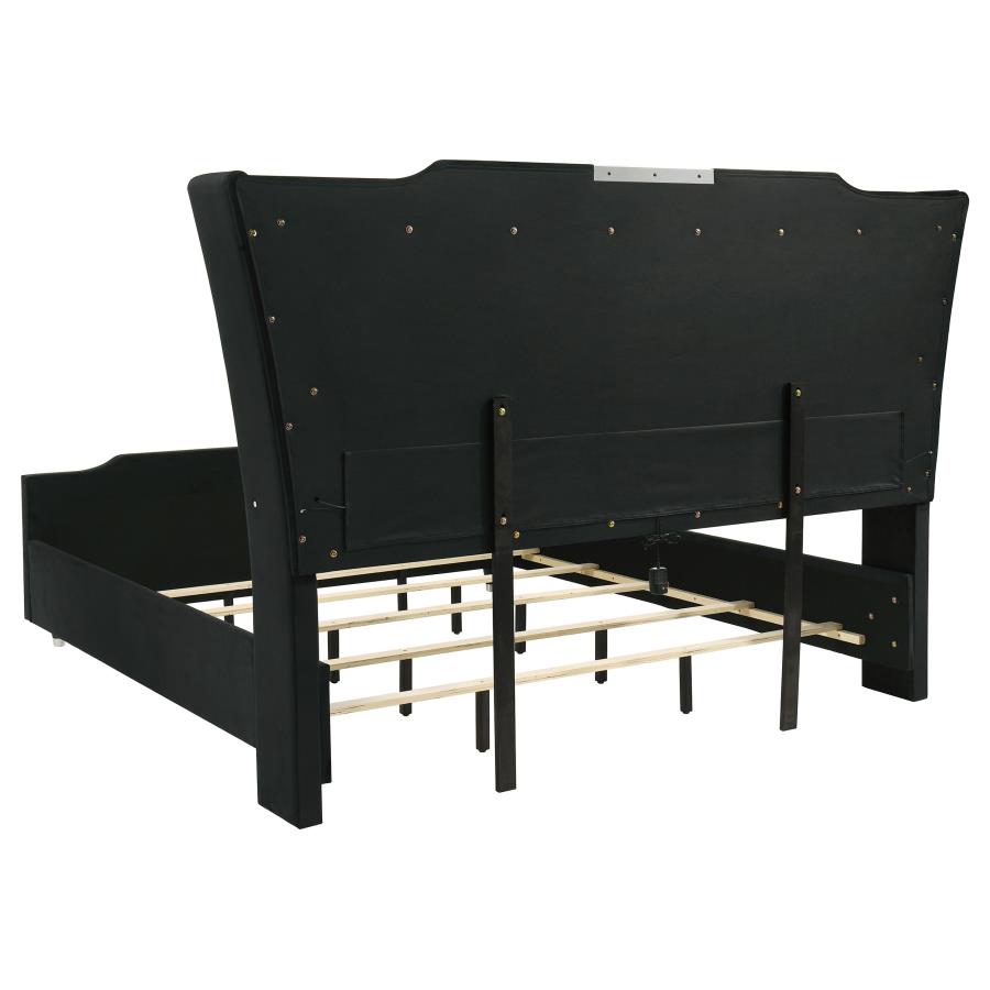 Lorient - Bedroom Set With LED Flame Box Dresser