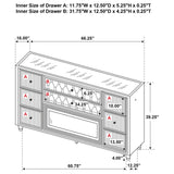 Lorient - Bedroom Set With LED Flame Box Dresser