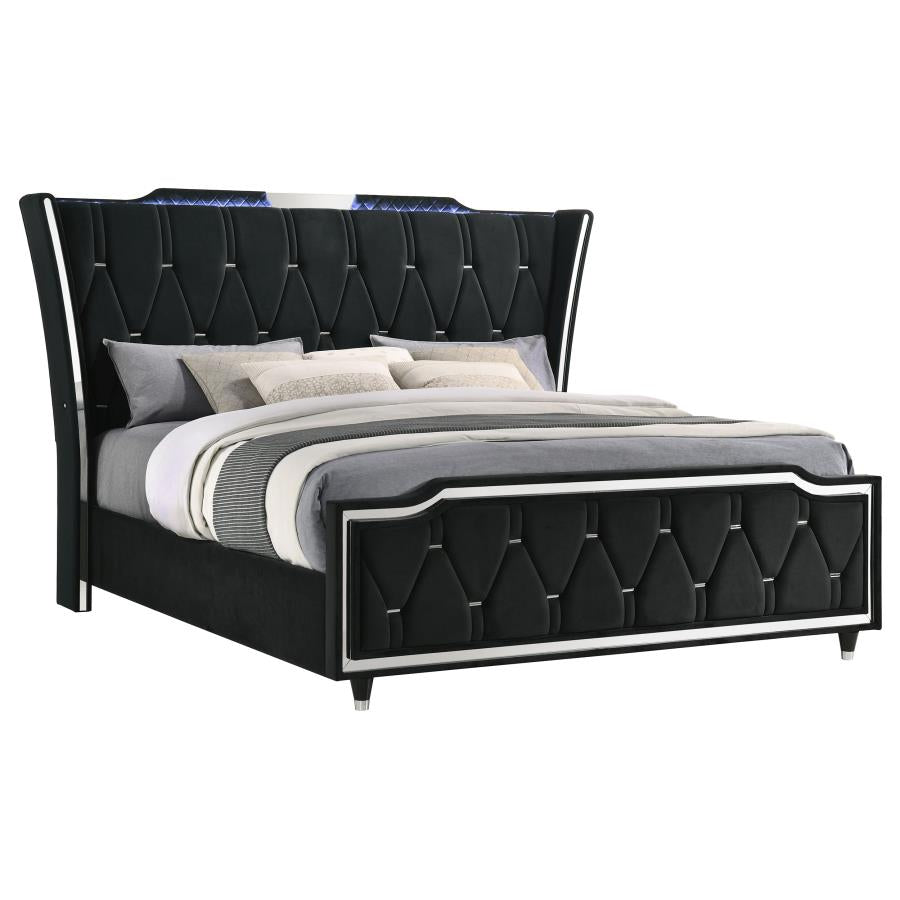 Lorient - LED Upholstered Bed