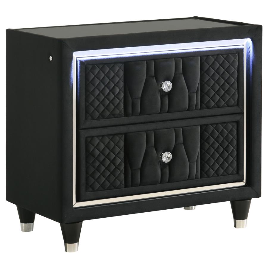 Lorient - Bedroom Set With LED Flame Box Dresser