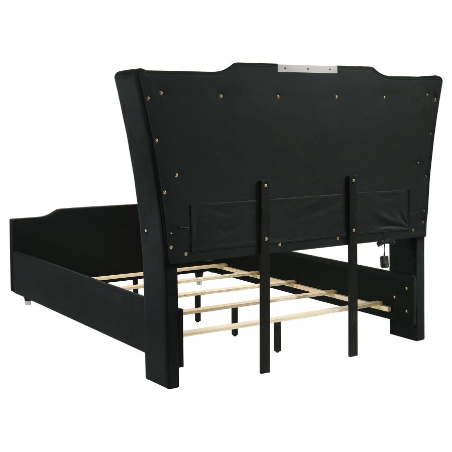 Lorient - Bedroom Set With LED Flame Box Dresser