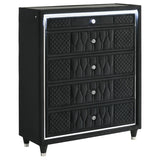 Lorient - Bedroom Set With LED Flame Box Dresser