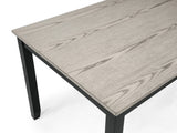 Lester - 6 Piece Dining Set With Bench - Light Gray