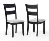 Lester - 6 Piece Dining Set With Bench - Light Gray