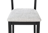 Lester - 6 Piece Dining Set With Bench - Light Gray
