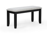 Lester - 6 Piece Dining Set With Bench - Light Gray
