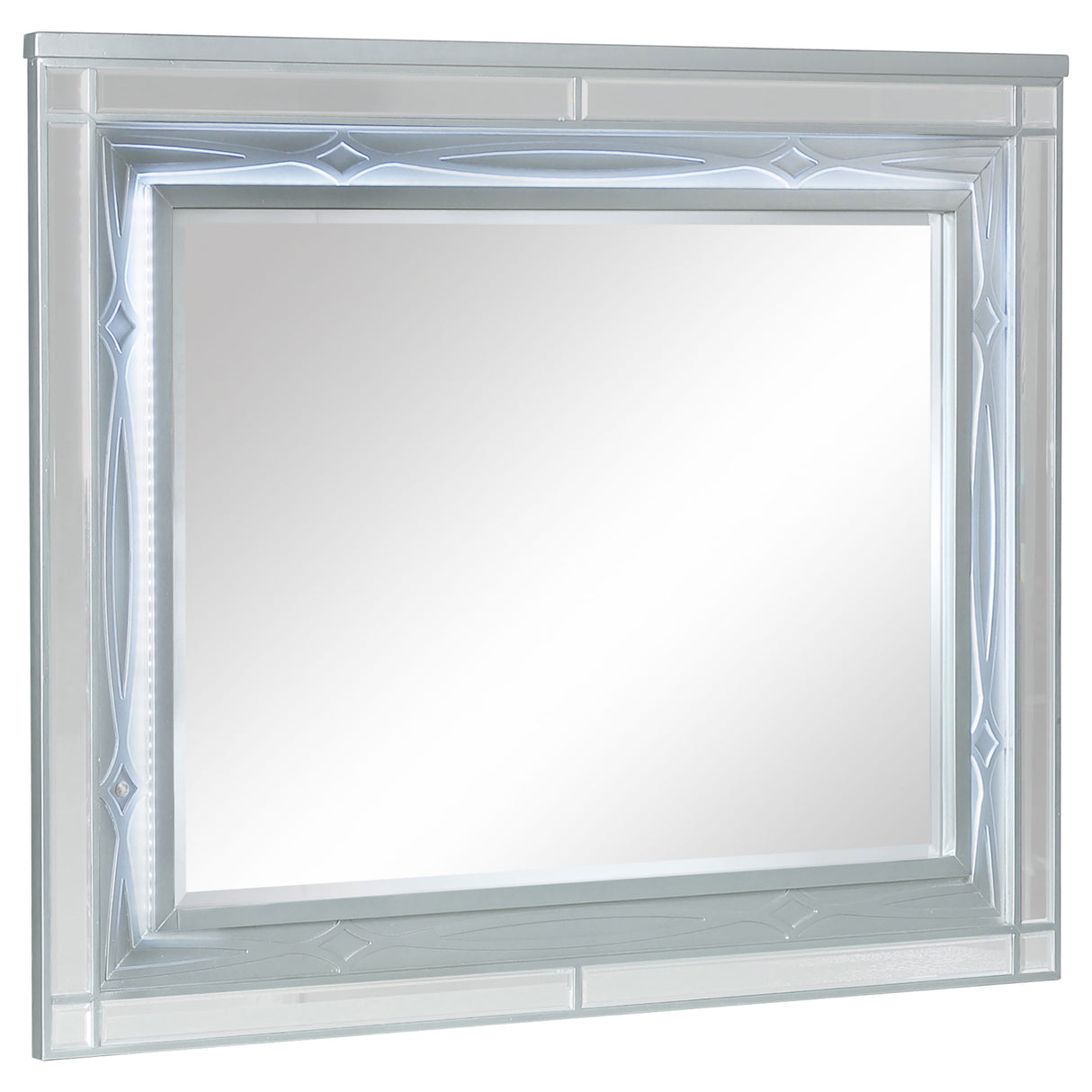 Gunnison - Dresser Mirror - Silver Metallic