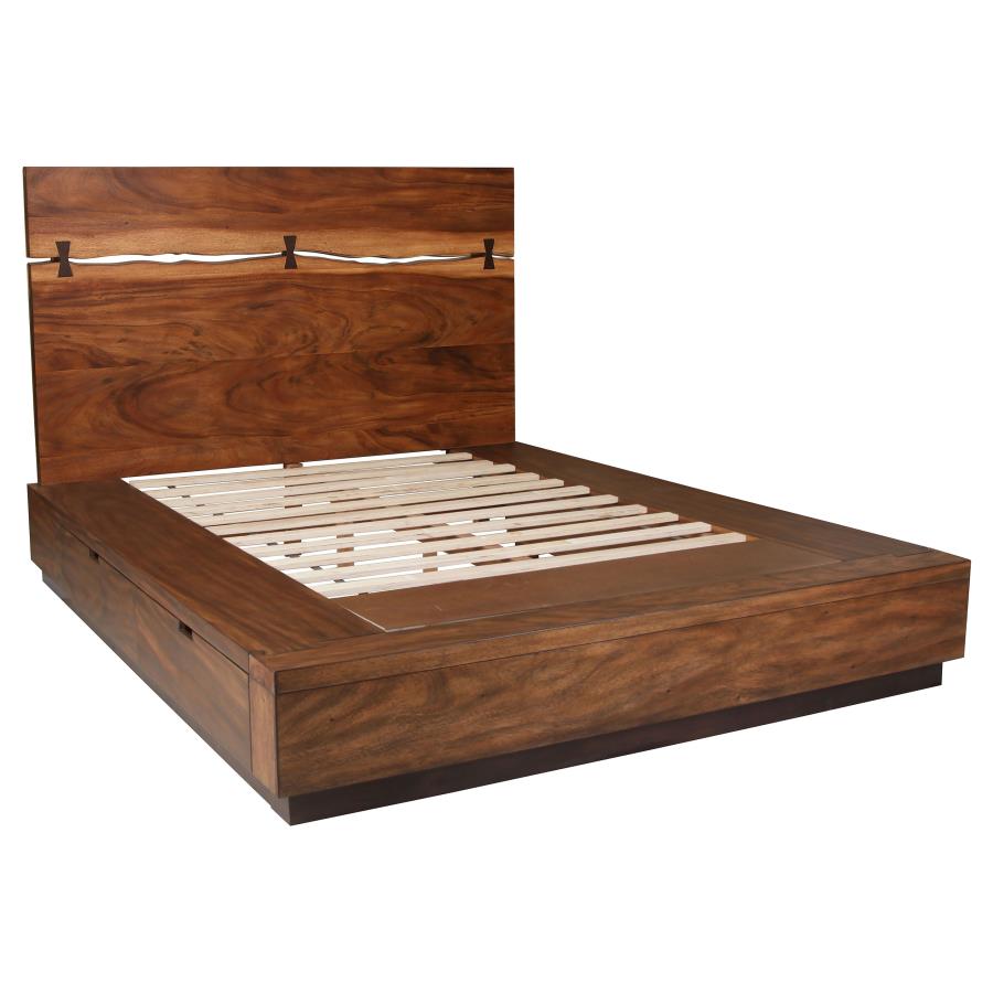 Winslow Wood Storage Panel Bed