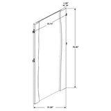 Winslow - Standing Floor Mirror - Smokey Walnut