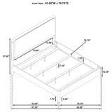 Maderia - Upholstered Panel Bed