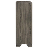 Wright - 4-Drawer Chest Of Drawers - Brown Oak