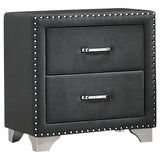 Melody - Upholstered 2-Drawer Nightstand