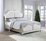 Evangeline - Wood LED Panel Bed