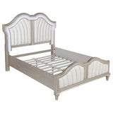 Evangeline - Wood LED Panel Bed