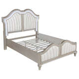 Evangeline - Wood LED Panel Bed