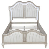 Evangeline - Wood LED Panel Bed