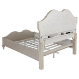 Evangeline - Wood LED Panel Bed