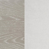 Evangeline - Curved Fabric Upholstered Bench - Silver Oak