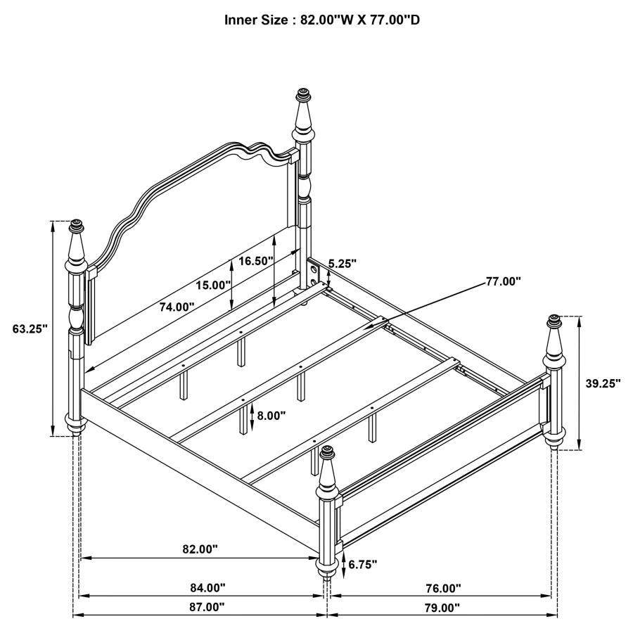 Andover - Four Poster Bed