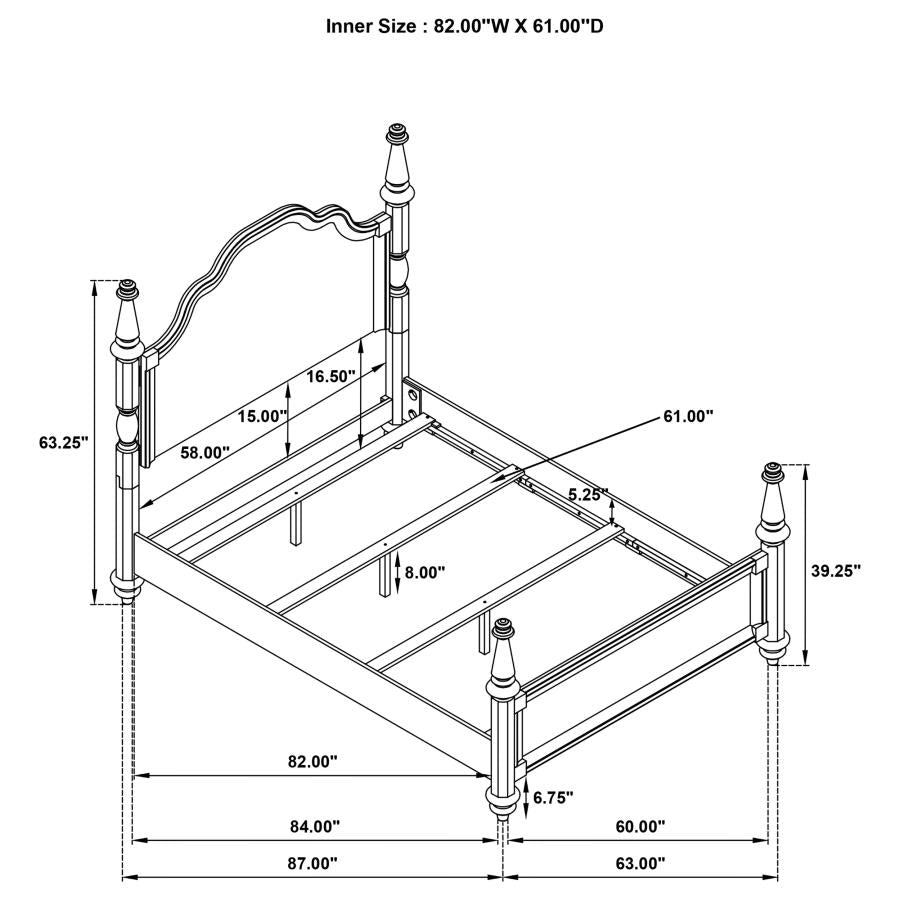 Andover - Four Poster Bed