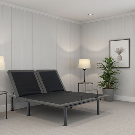 Quick Assembly Adjustable Bed Frame With Voice Activated Controls