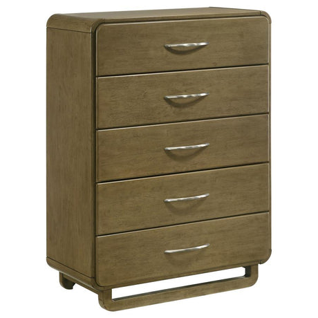 Amsbury 5-Drawer Chest Of Drawers Nutmeg