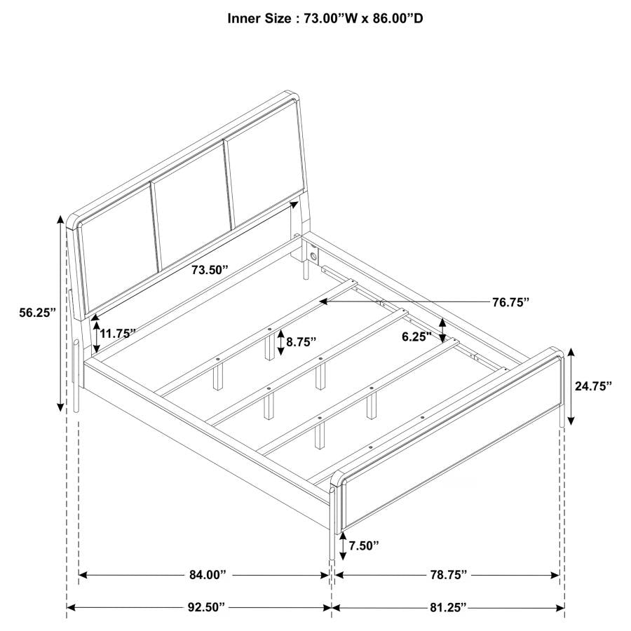 Arini - Panel Bed