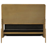 Arini Upholstered Panel Bed Sand Wash and Grey