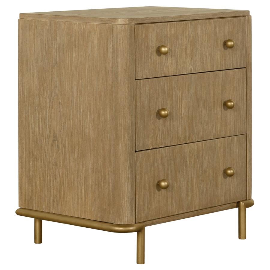 Arini 3-Drawer Nightstand