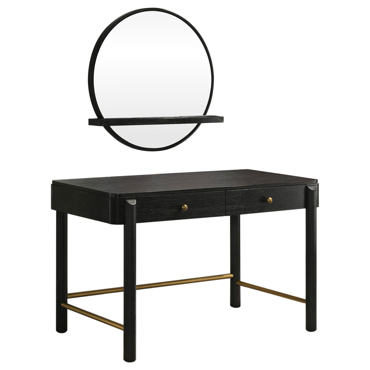 Arini - 2 Piece Makeup Vanity Table And Mirror Set