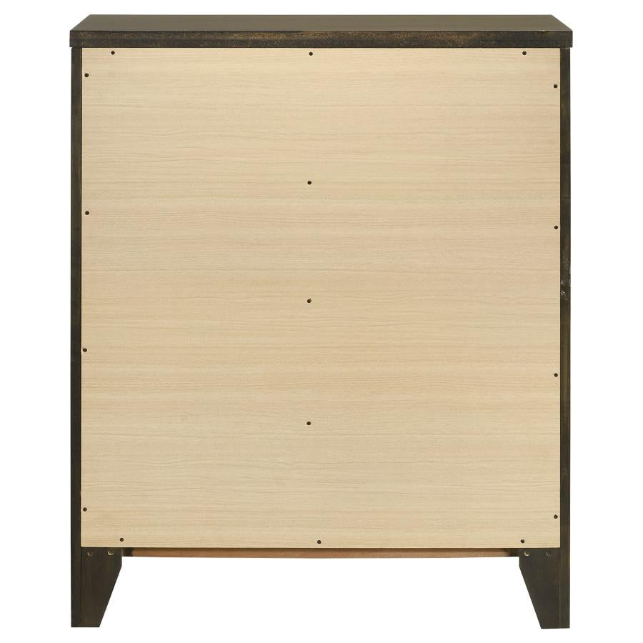 Wilkes - 4-Drawer Chest Of Drawers - Dark Cocoa