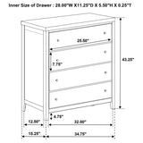 Wilkes - 4-Drawer Chest Of Drawers - Dark Cocoa