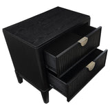 Brookmead - 2-Drawer Nightstand - Black